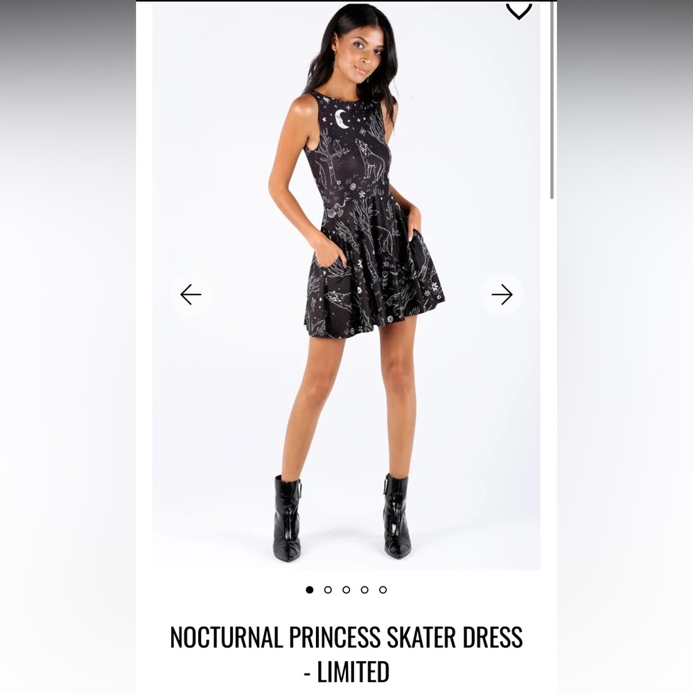 NOCTURNAL PRINCESS SKATER DRESS - LIMITED SizeS
